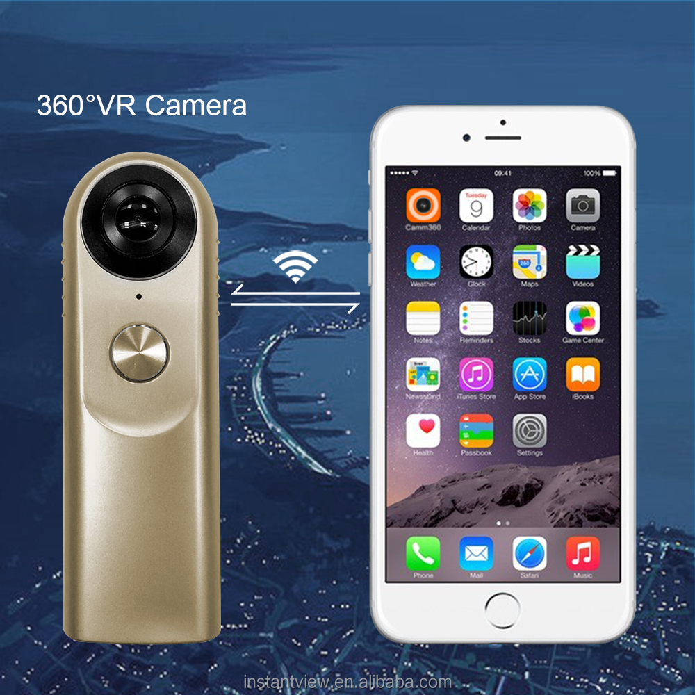 Новый мини Wi-Fi 360 градусов Спорт камеры 3 К большие панорамные Cam панорама Видео камеры