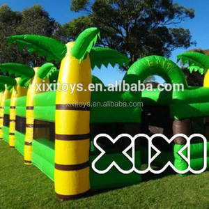 Trẻ em ngoài trời <span class=keywords><strong>Inflatable</strong></span> trò chơi thể thao lớn <span class=keywords><strong>Inflatable</strong></span> rừng Mê Cung Ma Ám sân chơi - Product Image 3