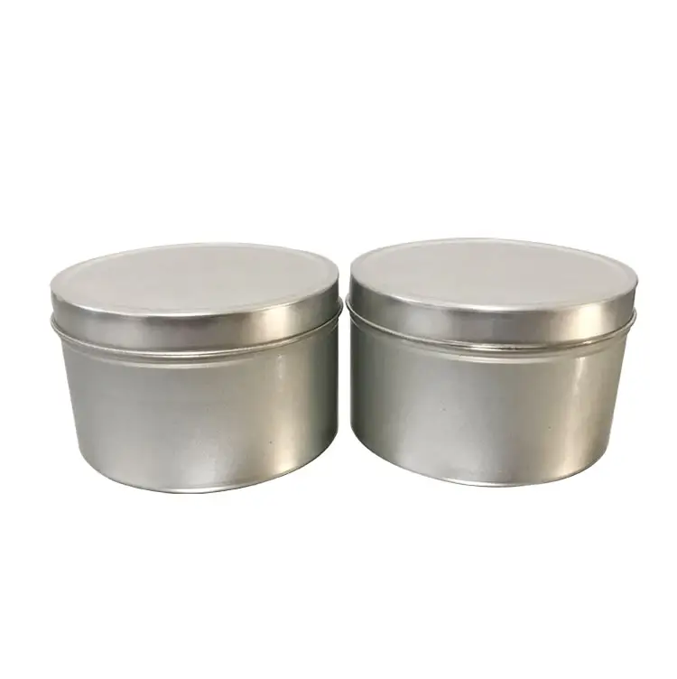 Cina Fabbrica All'ingrosso Rotondo di Metallo Conservazione Vaso 250 ml 8 oz tin can per chiodo di ferro imballaggio 250g candela tin