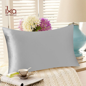 لون خالص ديكور منزلي مزدوج الوجهين 20*36 بوصة رمي الحرير Mulberrry النقي غطاء وسادة زخرفي - Product Image 4