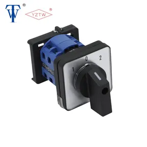 YZTW LW26-20 2P Din Rail Mounting Rotary Switch 20A