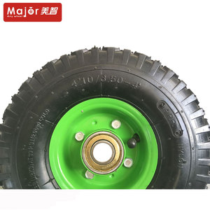 10 pouces roues gonflables en caoutchouc 4.10/350-4 <span class=keywords><strong>roue</strong></span> pneumatique en caoutchouc pour chariot à main - Product Image 3