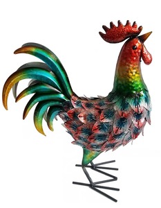 Logam halaman art dekorasi Taman Rooster - Product Image 3