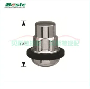 휠 잠금 m12x1.25 도토리 반경 좌석 w/그루브 총알 휠 너트 휠 너트