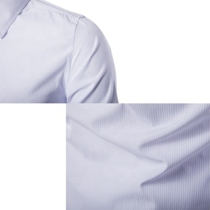 Áo Sơ Mi Vải Poplin Cổ Điển Màu Trắng Dáng Ôm Cổ Điển Giá Rẻ Cổ Bẻ OEM Thiết Kế Mới 2023 - Product Image 4