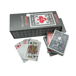 ShanBao Brand Factory Custom Design Casino Grade Plastic PVC Family Game Playing Cards Printing