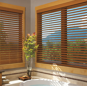 Durable lisse texture 50mm classique en <span class=keywords><strong>bois</strong></span> véritable <span class=keywords><strong>bois</strong></span> pin <span class=keywords><strong>tilleul</strong></span> lattes échelle corde ruban rouleau store vénitien - Product Image 4