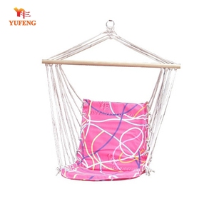 Hanging <strong>Hammock</strong> Chair <strong>With</strong> <strong>Wood</strong> <strong>Pole</strong> - Product Image 4