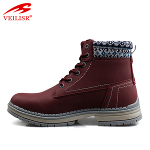 All'aperto faux tomaia in pelle di modo di mezza top calzature degli uomini di inverno <span class=keywords><strong>stivali</strong></span> - Product Image 4