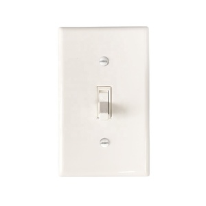 Interrupteur à bascule américain de haute qualité à 2 pôles et plaque murale, homologué CUL, 15A 120V NFC HUAYA LD-7002 - Product Image 4