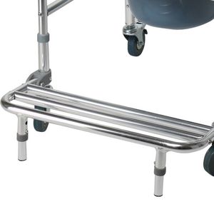Cadeira de banheiro com rodas, cadeira de liga de alumínio com rodas - Product Image 5
