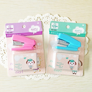 Mini Grapadora 24/6, Juego de Papelería de Plástico, Grapadora <span class=keywords><strong>Kawaii</strong></span>, Accesorios de Oficina para Papel - Product Image 4