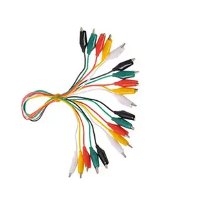 DIY Test Leads Alligator Clips Electrical 10pcs Dual-head Multi-color