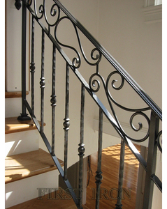 Outside Stair Railings Wrought Iron, Interior Wrought Iron <strong>Handrails</strong> <strong>for</strong> <strong>Steps</strong> - Product Image 2