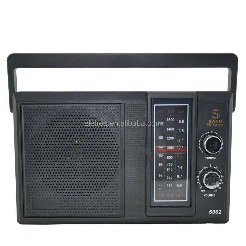 EL-6002 Giá Rẻ FM MW SW Receiver Xách Tay Đài Phát Thanh Với USB MP3