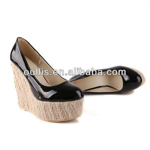 chaussures robe de la dame nouvelle conception sandales compensées chaussures robe de la dame chaussures coin 2013 cp6111 - Product Image 1
