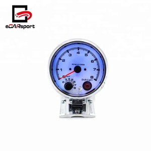 ECARsport 7 Couleurs 80mm Led <span class=keywords><strong>Tachymètre</strong></span> 0-8000 RPM Jauge Car Meter - Product Image 5