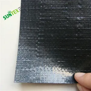 Woven reinforced Poly Pond Liner Plastic Sheeting,250gsm RPE Geomembrane Fish Farming 8*30m water storage membrane