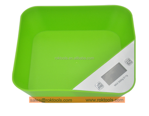 Básculas de alimentos de cocina digitales diseñadas por ROKTOOLS con bandeja, artículo para el hogar, unidad diferente, báscula de carne de 880 mL - Product Image 5