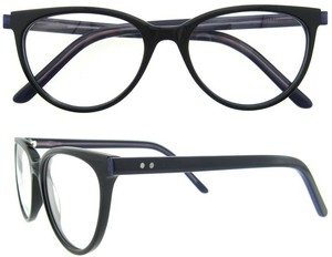2015 más popular de anti - fatiga miopie negro gafas de mujer de moda gafas de forma de ojo de gato Johnny Depp anteojos CE & FD - Product Image 4