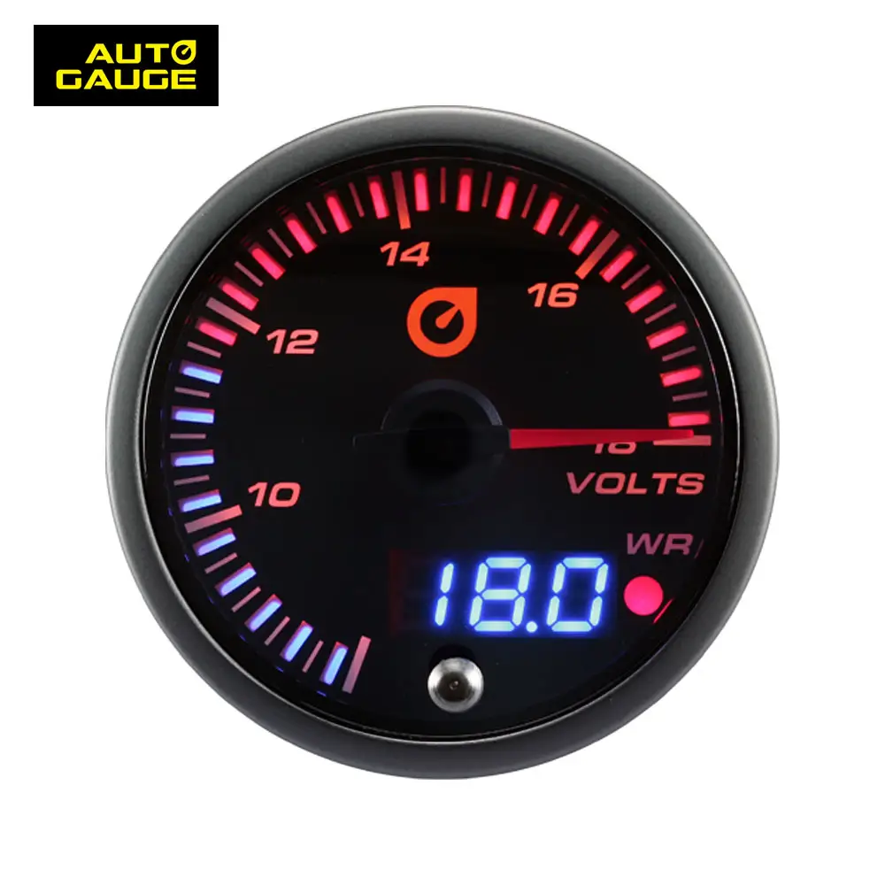 Auto Gauge Charge Voltmeter Needle Racing Car Aluminum Voltage Volt Gauge