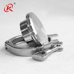 KQ Sanitary - Accesorio de Tubería de Acero Inoxidable 304 316L, Abrazadera Triple, Conector de Extremo Ciego - Product Image 3