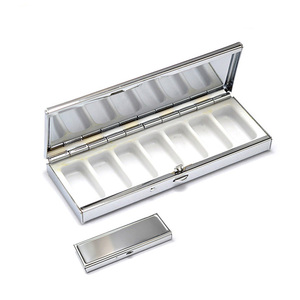 Pillbox de metal, 7 días, promocional, semanal, venta al por mayor - Product Image 1