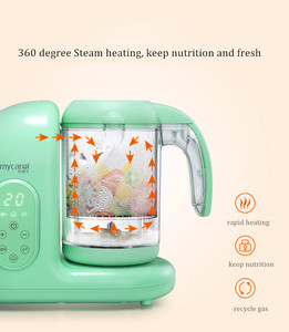 घरेलू खाद्य ग्रेड मल्टी फंक्शन 4 1 इलेक्ट्रिक मिनी बेबी फूड चॉपर प्रोसेसर ब्लेंडर - Product Image 5