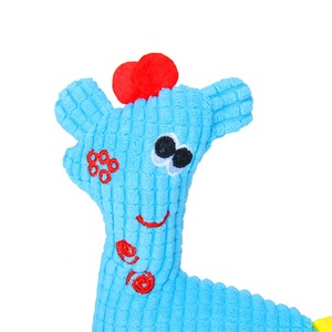 Di alta Qualità Chew Bite Resistente Pulizia Dei Denti Farcito Cervo Squeaky Peluche Cane di Animale Domestico Giocattolo - Product Image 4