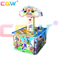 Machine de jeu d'arcade interactive commerciale de frappe de grenouilles pour enfants, pour parcs d'attractions et centres de divertissement familial