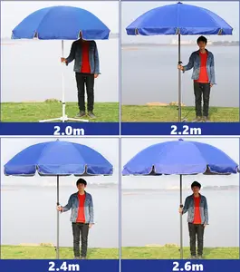 2023 우산 골프 검은 우산 중국 해변 우산 소매 및 도매 핫 세일.