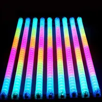 Spektrum Penuh RGB LED Cahaya Aluminium Perumahan 18W 24W 30W Merah Hijau Biru Pink Ungu Tumbuh Cahaya T5 Terintegrasi Led Tabung Cahaya
