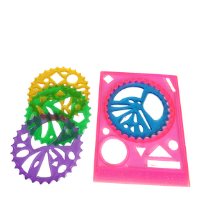 <span class=keywords><strong>Règle</strong></span> Magique Créative Éducative pour Enfants, Fabrication Personnalisée, Ensemble de Spirographes Colorés à Dessiner, Jouet DIY, Jouet Anti-Stress - Product Image 3
