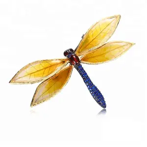 Groothandel China Dragonfly Enamel 925 Sterling Zilveren Broche