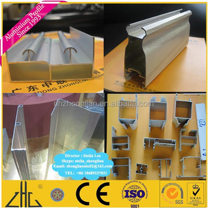 Wahou !! Profilé en aluminium en forme <span class=keywords><strong>de</strong></span> U, finition argentée brossée brillante / profilé <span class=keywords><strong>de</strong></span> rail <span class=keywords><strong>de</strong></span> rideau en aluminium / extrusions <span class=keywords><strong>de</strong></span> cloison en aluminium - Product Image 3
