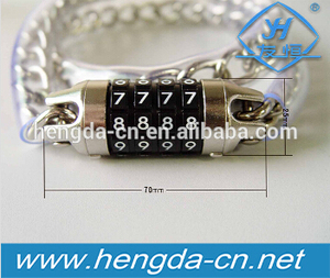 Extérieur 4 chiffres combinaison mot de passe sécurisé câble d'acier de la chaîne de cadenas de vélo de verrouillage - Product Image 3