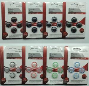 4 cái/bộ Dual-Màu Silicone Ngón Tay Cái Stick Grip Cho PS4 Ps5 Xbox Một 360 Điều Khiển Phím Điều Khiển Cap Bìa + Vỉ Bao Bì Bán Lẻ - Product Image 3