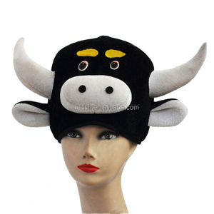Fiesta carnaval divertido crazy bull horn sombrero con cuernos MH-1853 - Product Image 1