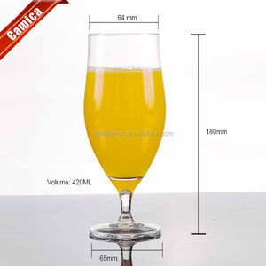 Ensemble de <span class=keywords><strong>6</strong></span> verres à bière/eau/vin en forme de tulipe vintage tout usage de 420 ml/14 oz avec logo personnalisé - Product Image 4