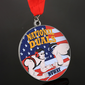 Controllo su misura di alta qualità placcato oro 3 pollici medaglia taekwondo - Product Image 3