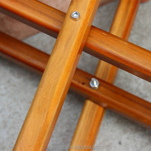 Folding Square Wood Leather <b>Chair</b> for <b>Director</b> Actors - Product Image 6