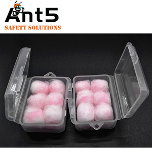 ANT5PPE睡眠は、聴覚保護のためにノイズリダクションピンクコットンワックス耳栓を使用しています - Product Image 5