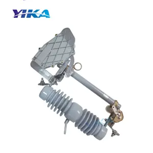 YIKA YK4F-15 Porcelain Pole Mounted Fuse Cut Out Price High Voltage 15KV Types Fuse Cutout With Load Break