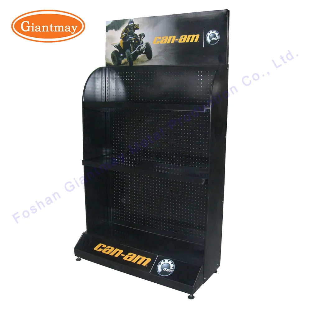 car accessories durable exhibition high quality metal display rack for car parts