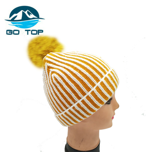Trucker girl bonnet weave pattern weave hat least wholesale wool Beanie - Product Image 6