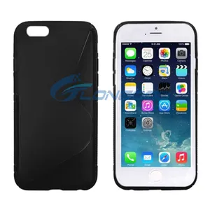 High Quality S Line Protective TPU Case CoverためiPhone 6 Plus 5.5''