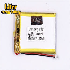 Plug 1,25-2 p <span class=keywords><strong>3</strong></span>,7 V 484550 1800 mAh rechargeable LiPo battery solar Li ion polymer lithium battery with PCM - Product Image 2