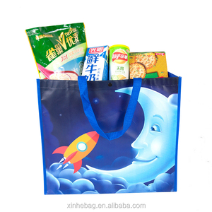 OEM diseño barato promocional no tejido laminado compras <span class=keywords><strong>bolsa</strong></span> <span class=keywords><strong>de</strong></span> transporte <span class=keywords><strong>para</strong></span> comestibles - Product Image 1
