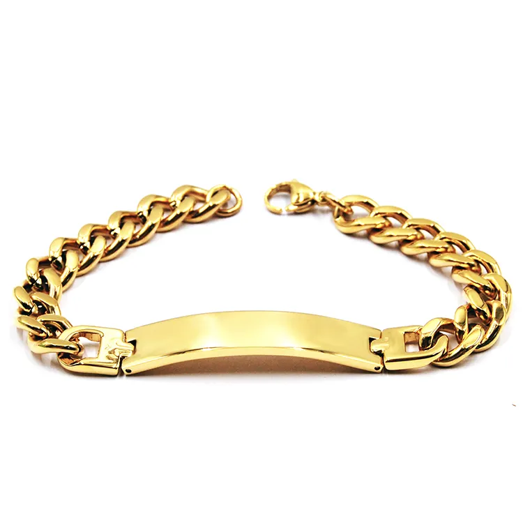 2023 nuovo arrivo moda gioielli coppia bracciali catena signore braccialetto Logo personalizzato