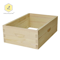 Imkerei-Werkzeuge 1Bienenstock 10-Rahmen-Set Superbox und 10 Tiefe Rahmen mit Grundplatten für Langstroth-Imkerei